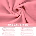 thumbnail image 4 of VDJ Women Blouses Summer Short Sleeve Button V Neck Trendy Shirts Casual Dressy Tops for Ladies, 4 of 6