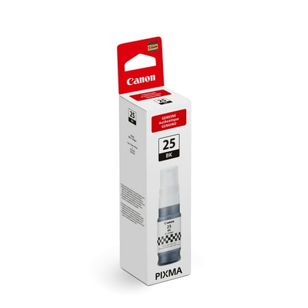Canon - MegaTank GI-25 BK AMR Pigment Ink Bottle - Black