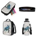 thumbnail image 3 of ZUXONGSY Turtle Woodgrain Splatter Paints Print School Backpack Set for Girls Boys, Large Capacity Kids School Bag Set of 4, Boogbag with Insulated Lunch Bag Pencil Case and Water Bottle Holder, 3 of 6
