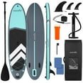 thumbnail image 1 of SereneLife 11' x 35" Pet-Friendly Inflatable SUP Paddleboard – 440 lb Capacity, Non‑Slip Deck & GoPro Mount, Full Kit with Paddle, Pump, Leash & Backpack, 1 of 1