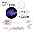 thumbnail image 3 of Luz LED Decorativa Importadora La Merced 100 Focos 8 Funciones 6.6 m Paquete 6 pz azul/blanco, 3 of 5