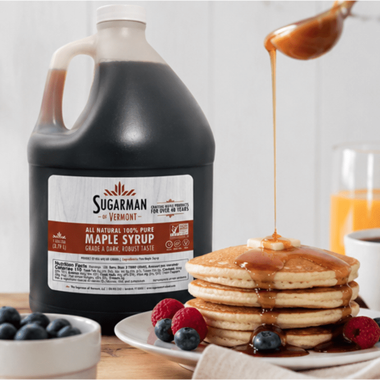 Sugarman Robust Pure Dark Maple Syrup, 1 gal, 1 Pack - Walmart.com