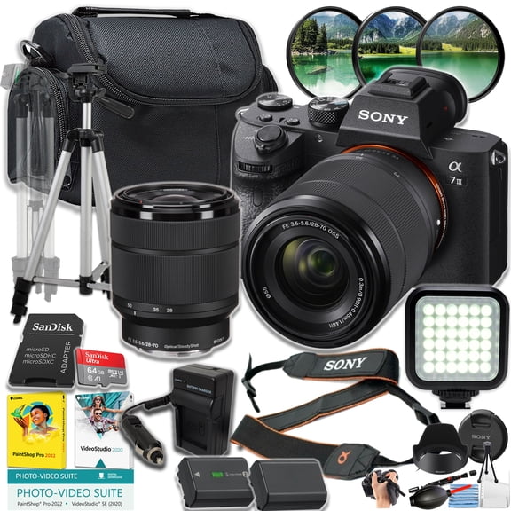 Sony Alpha a7 III Mirrorless Digital Camera with 28-70mm Lens ILCE7M3K/B (Sold without manufacturer warranty)