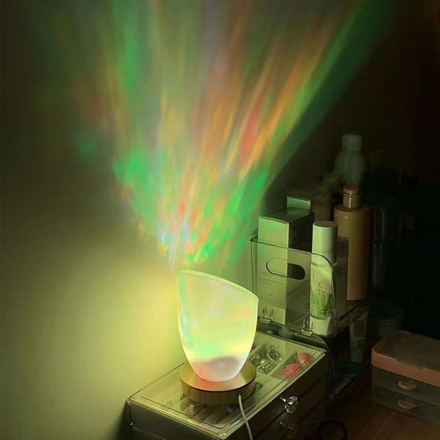 Lámpara La noche del RGB enciende la iluminación colorida de la fotografía de la ondulación del agua para la decoración casera Ndcxsfigh Para estrenar
