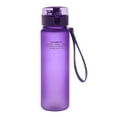 thumbnail image 3 of Naiovety 1 taza de agua de plástico para exteriores, taza para deportes acuáticos con jugo frío, taza de agua portátil con cuerda de leche, taza de Teteras Violeta 560ML Naiovety HA004187-01, 3 of 6