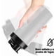 thumbnail image 4 of 2 Piezas Shaker Proteina, Vaso para proteínas sellado y a prueba de fugas, Botella de agua para gimnasio con licuadora, Vaso mezclador de proteínas para deportes y viajes, 4 of 4
