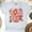 Ash, variant on Sweet Summer Time T-Shirt for Women, Strawberry Daisy Retro Cottagecore Tee, Maroon, Size L