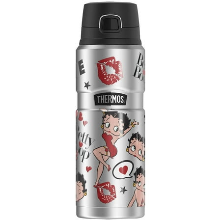 

Betty Boop Collage THERMOS STAINLESS KING Stainless Steel Drink Bottle Vacuum insulated & Double Wall 24oz