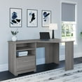 thumbnail image 2 of Bush Furniture Cabot 60" Corner Desk with Storage, Modern Gray, 2 of 7