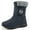 Y-Blue, variant on Ablanczoom Women Snow Boots Winter Slip On Mid Calf Boots for Women Waterproof Comfortable Outdoor Shoes,6.5