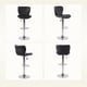 thumbnail image 5 of Set de 2 Bancos Barra, Giratorio Altura Ajustable, Color Negro, 5 of 6