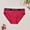 Red, variant on Naittoop Women's Bikini Panties, Love Heart Waistband Fashion Sporty Mid-Low Rise Underwear, Multiple Colors Plus Size Friendly