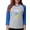 Heather/Blue, variant on CafePress - Support Ukraine I Stand With U Long Sleeve T Shirt - Womens Baseball Tee