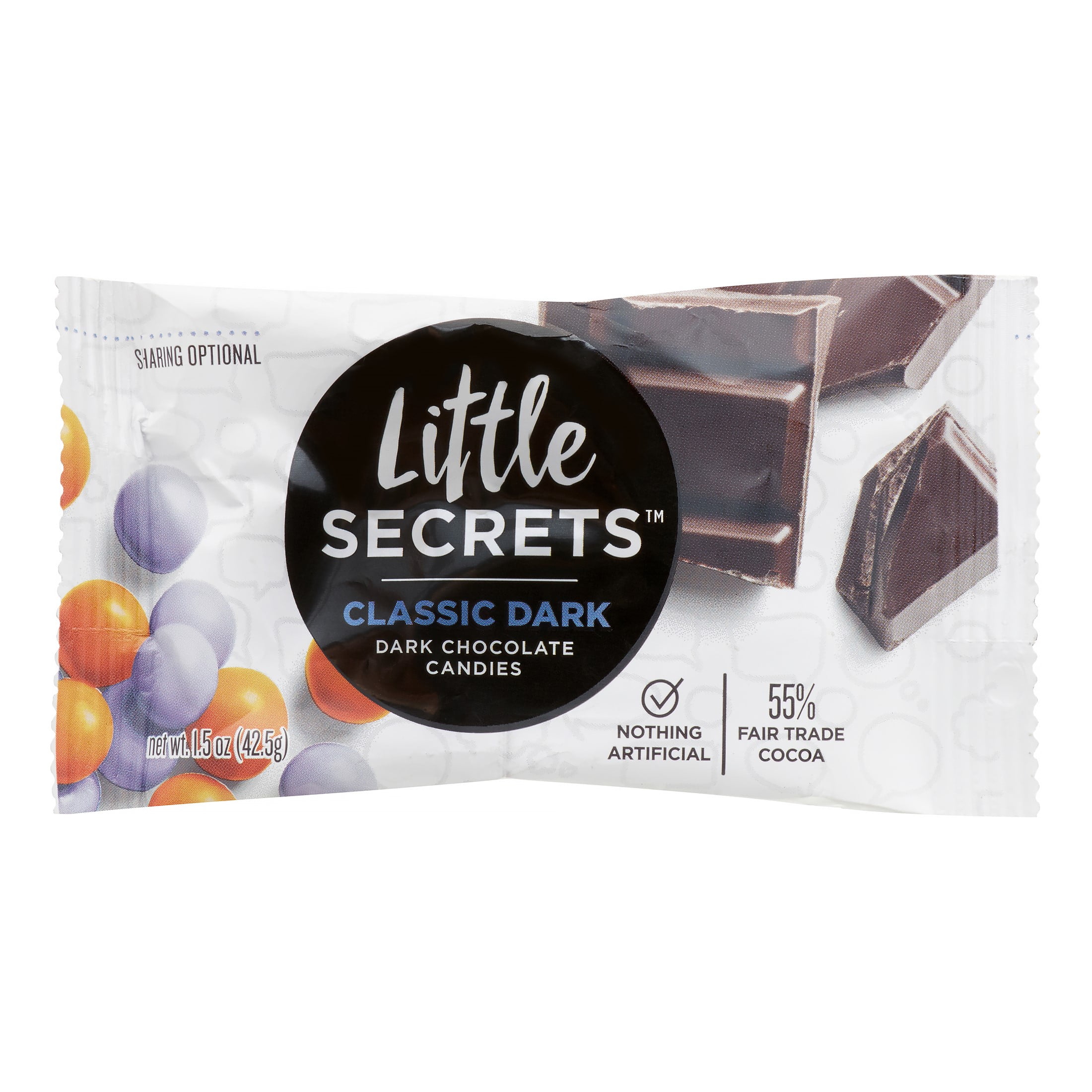Little Secrets Dark Chocolate Candies Classic Dark 1.5 oz