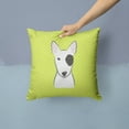 thumbnail image 2 of Dog Face Checkerboard Design Fabric Decorative Pillow, 2 of 4