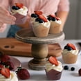 thumbnail image 4 of Wattne 200pcs Tulip Cupcake Liners, Premium Muffin Liners Holders for Baking Cups, Greaseproof Cupcake Wrappers in Standard Size, Classic Parchment Paper Cupcake Liners for Party, Christmas, 4 of 6
