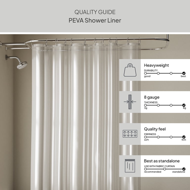 Better Homes & Gardens Heavyweight PEVA Shower Liner photo 4