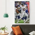 thumbnail image 4 of Bo Nix Canvas Poster Poster Decorative Painting Canvas Wall Art Living Room Posters Bedroom Painting 12x18inch(30x45cm), 4 of 6