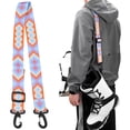 thumbnail image 4 of Ski Boot Carrier Strap Adjustable Thickened with Hook Clips Ice Roller Skate Snowboard Boot Shoulder Leash Sling for Winter Sports, 4 of 8