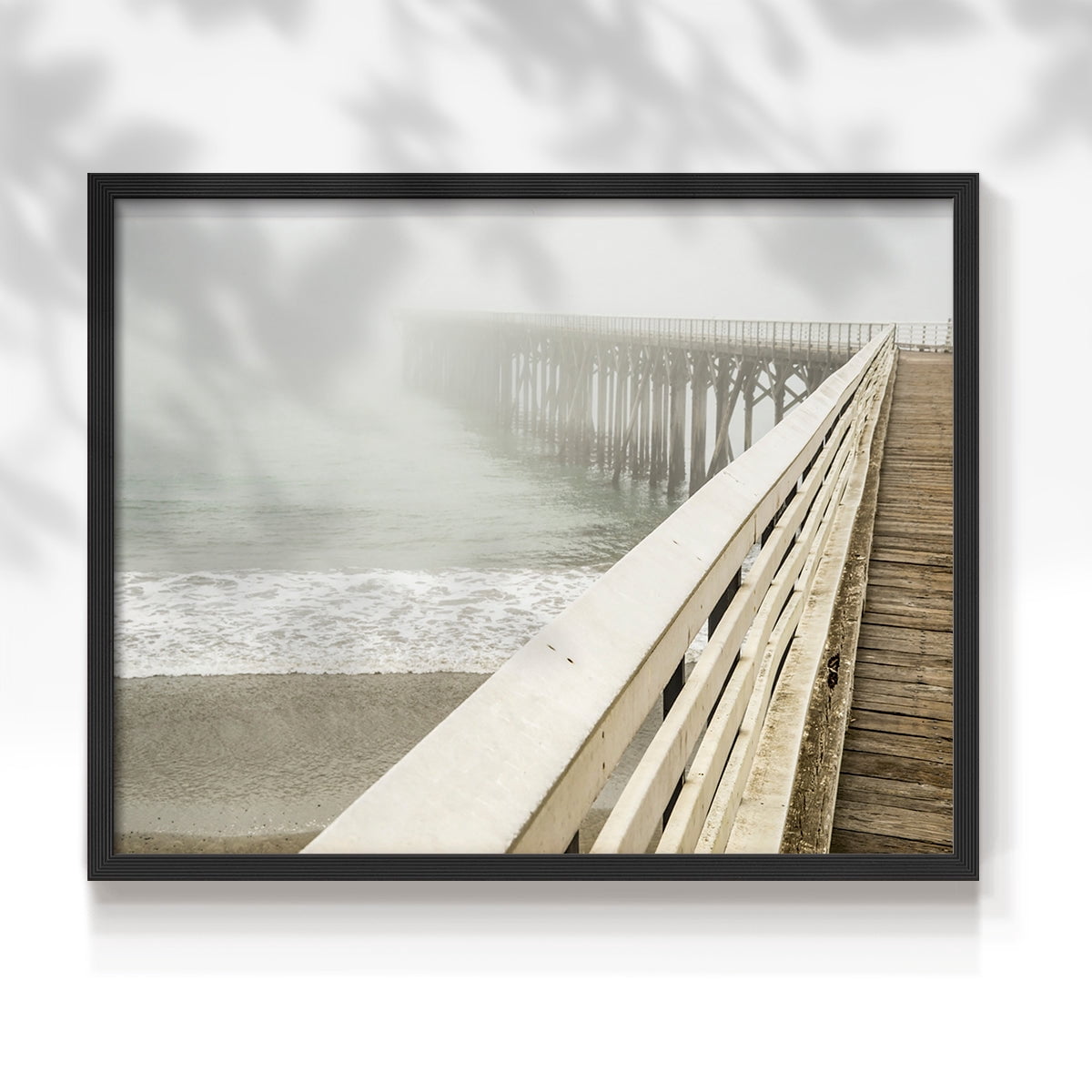 San Simeon Wharf by Danita Delimont - Restickable Framed Giclée Print