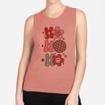 thumbnail image 2 of Daisy Ho Ho Ho Women's Muscle Tank Large Desert Pink, 2 of 5