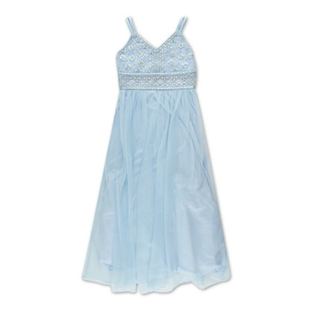 - Embellished Long Occasion Dress (Big Girls)
