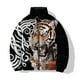 thumbnail image 3 of Ropa informal de algodón de invierno para hombre, ropa de calle Harajuku, chaquetas frías para hombre, ropa holgada de algodón, abrigo con estampado de tigre y león, 3 of 5