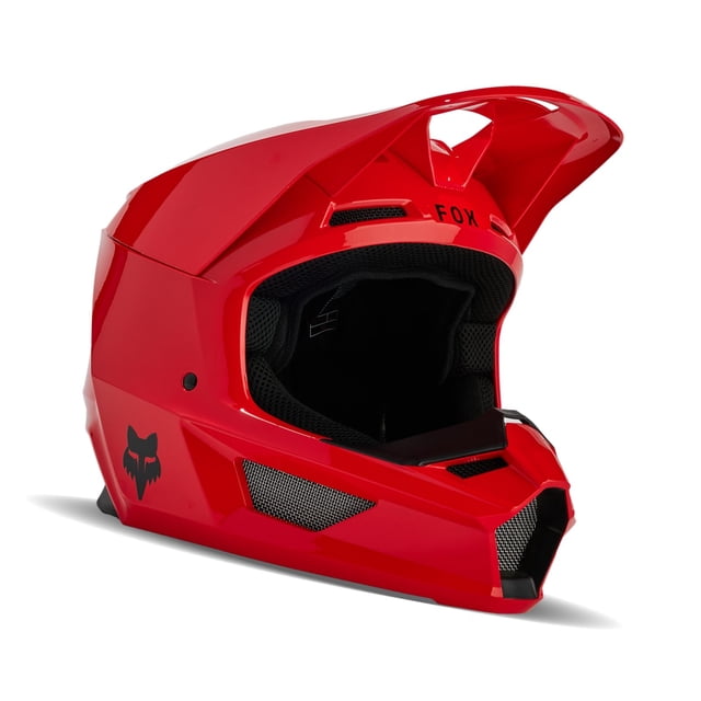 Casco de motocross equipado con Fox Racing V Core Mips