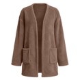 thumbnail image 2 of DAKIMOE Sleep Cardigans Robe Bed Jackets for Women Toasty Cozy Sherpa Coat Cloud-Soft House Jacket Loose Oversized Fleece Fuzzy Outwear, S-XXL, 2 of 9