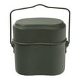 thumbnail image 1 of Ensemble de Boîtes en Fer-Blanc de 1,2 L/1,5 L pour Cantine Militaire Extérieure, Batterie de Cuisine de Camping, Boîte à Lunch, Casserole de Cuisson pour Sac à Dos, Pêche, Randonnée, Pique-Nique, 1 of 8