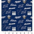 thumbnail image 2 of University of Akron Tone on Tone Cotton Fabric-Sold by the Yard, 2 of 2