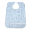 thumbnail image 1 of Durable Cotton Adult Bib With Crumb Catcher, Hook AndClosure - Easy To Clean, Perfect Gift For Elderly Assistance, 1 of 8