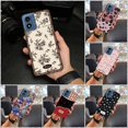 thumbnail image 2 of LYM-Phone Case For MOTO G Play 2024/4G/5G, Full wrap Cute Back Cover Shockproof Silicone Protective Dirt-resistant Phone Pouch Anti-dust Anti-knock Waterproof TPU Graffiti oil painting, 2 of 9