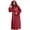 Red, variant on shqvo Women Long Raincoat Rain Jacket Coat Plus Size Lightweight for Work Hooded Full Zip up Waterproof Windbreaker
