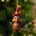 thumbnail image 4 of Lindo colgante de gallo para coche, adorno para árbol de Navidad, decoración para el hogar, 4 of 5