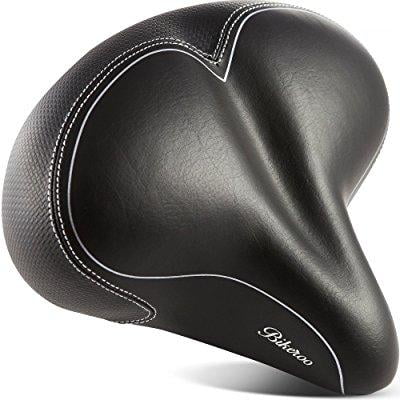Oversized Comfort Bike Seat Bikeroo Most Comfortable Replacement
