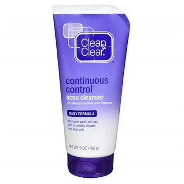 clean & clear clean & clear continuous control acne cleanser daily
