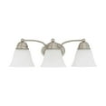 thumbnail image 3 of 3 - Light Brushed Nickel/Silver Wall Sconce, 3 of 30