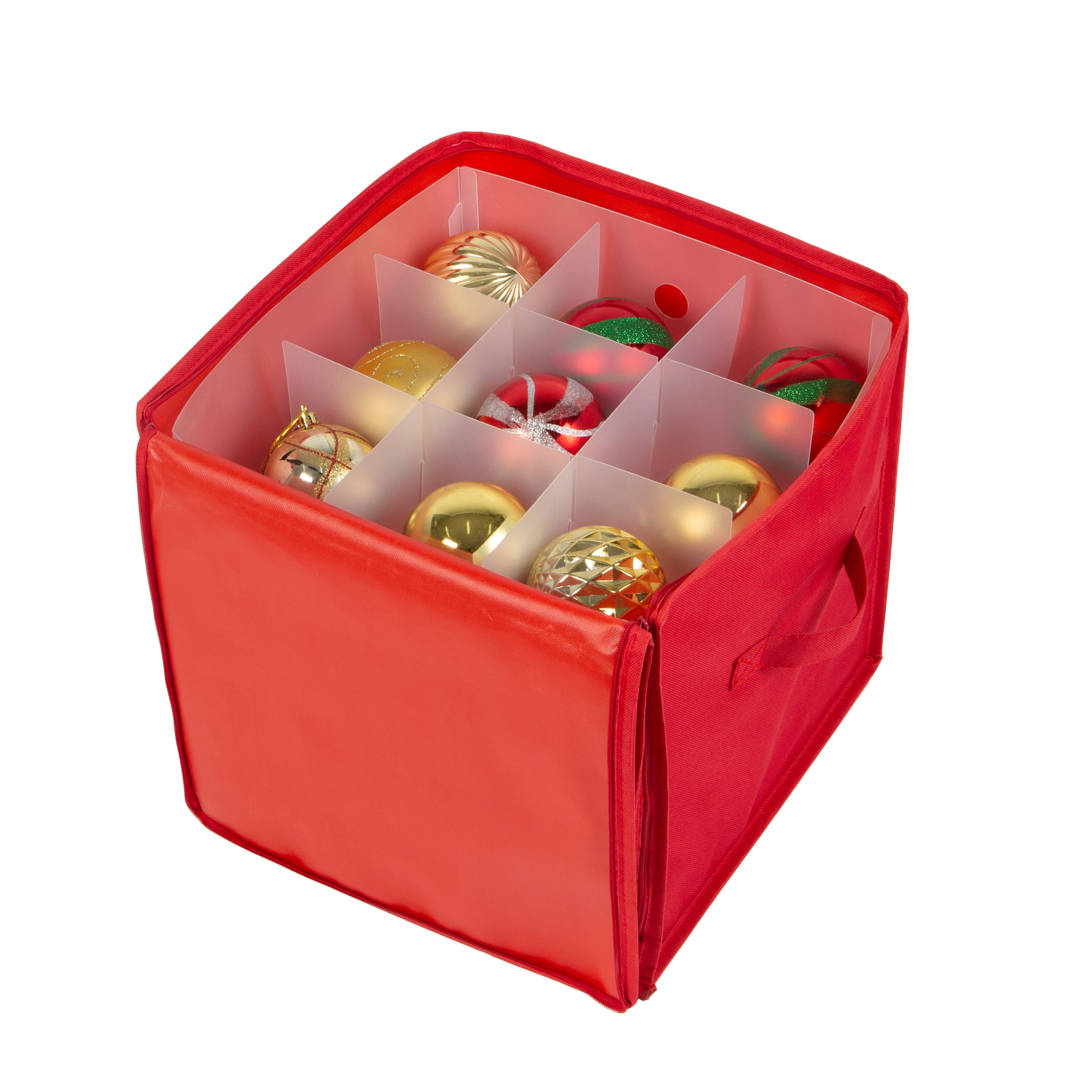 LOVE IT STORE IT Storage Box For Christas Baubles - Box For Christas Decoration Ade Of Fabric