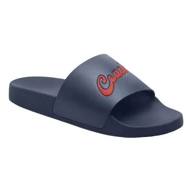 CHANCLAS DE BAÑO COACH AZULES