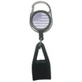 thumbnail image 2 of Lighter Leash - Retractable Lighter Holder Black American Flag Standard Size 0.06 lb - Black, 2 of 5