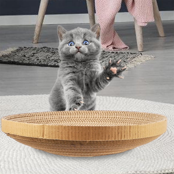 BESTYASH 2Pcs Convenient Khaki Cat Scratching Board Replace Wear Resistant Scratch Pad
