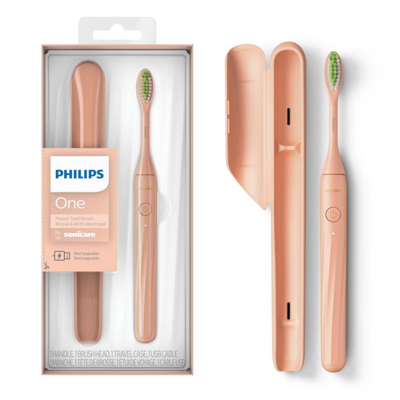 Philips One par Sonicare Brosse à Dents Rechargeable, Champagne, HY1200