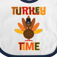 thumbnail image 4 of Inktastic Thanksgiving Turkey Time Boys or Girls Baby Bib, 4 of 4