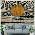 thumbnail image 4 of ONETECH Mid Century Tapestry Ocean Sunrise Tapestry Boho Vintage Sun Wall Tapestry Fantasy Retro Sunrise Sunset Minimalist Tapestry Wall Art for Living Room Bedroom Hippie Decor, 4 of 6