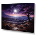thumbnail image 2 of Designart "Hazy Nights In The Negev Desert Of Judaism" Judaism Canvas Wall Art, 2 of 7