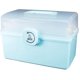 thumbnail image 2 of Cabilock Medikamentenbox Veranstalter Medizinbox mit Fächern Kindersichere Verschreibungspflichtige Erste-Hilfe-Aufbewahrungsbox für Die Heimreise Ormromra LKX-1966-1, 2 of 6