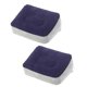 thumbnail image 1 of 2 Pcs Car Mats Inflatable Foot Stool Camping Travel Footrest Airplane Floor Mat, 1 of 3