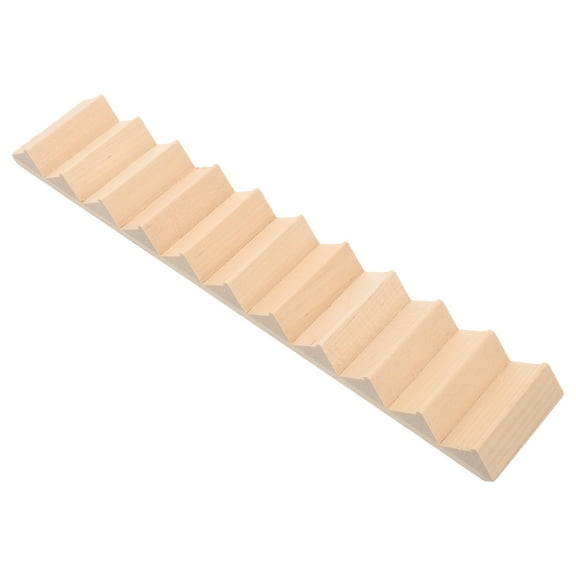 Wooden Stairs Decor Children Toys Safe for Kids Dollhouse Furniture Fake Accessory