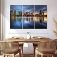 thumbnail image 3 of Elephant Stock Orlando Night Skyline Wall Art - Horizontal Multi Panel Canvas - Living Room Wall Decor - Places Multi Panel - Blue And Brown Decor - 65" x 42", 3 of 8